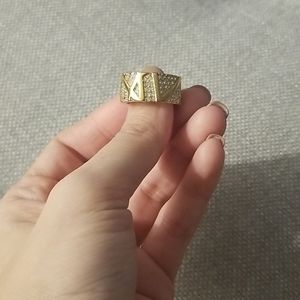 Gold Swarovski Ring